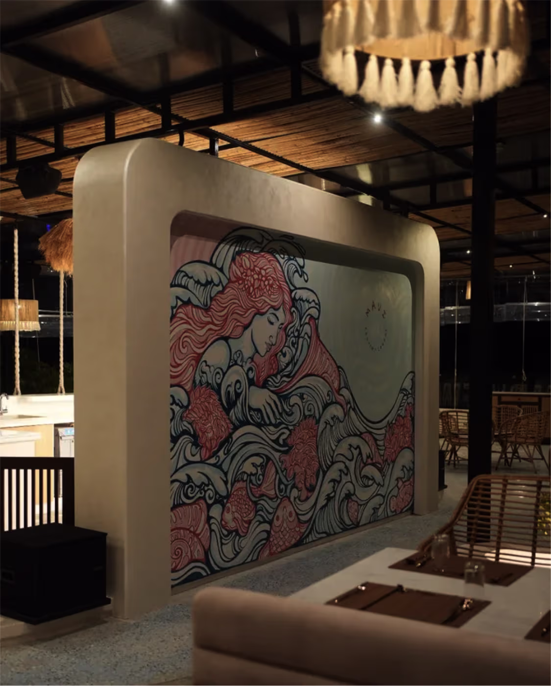 MAVI mural illustration