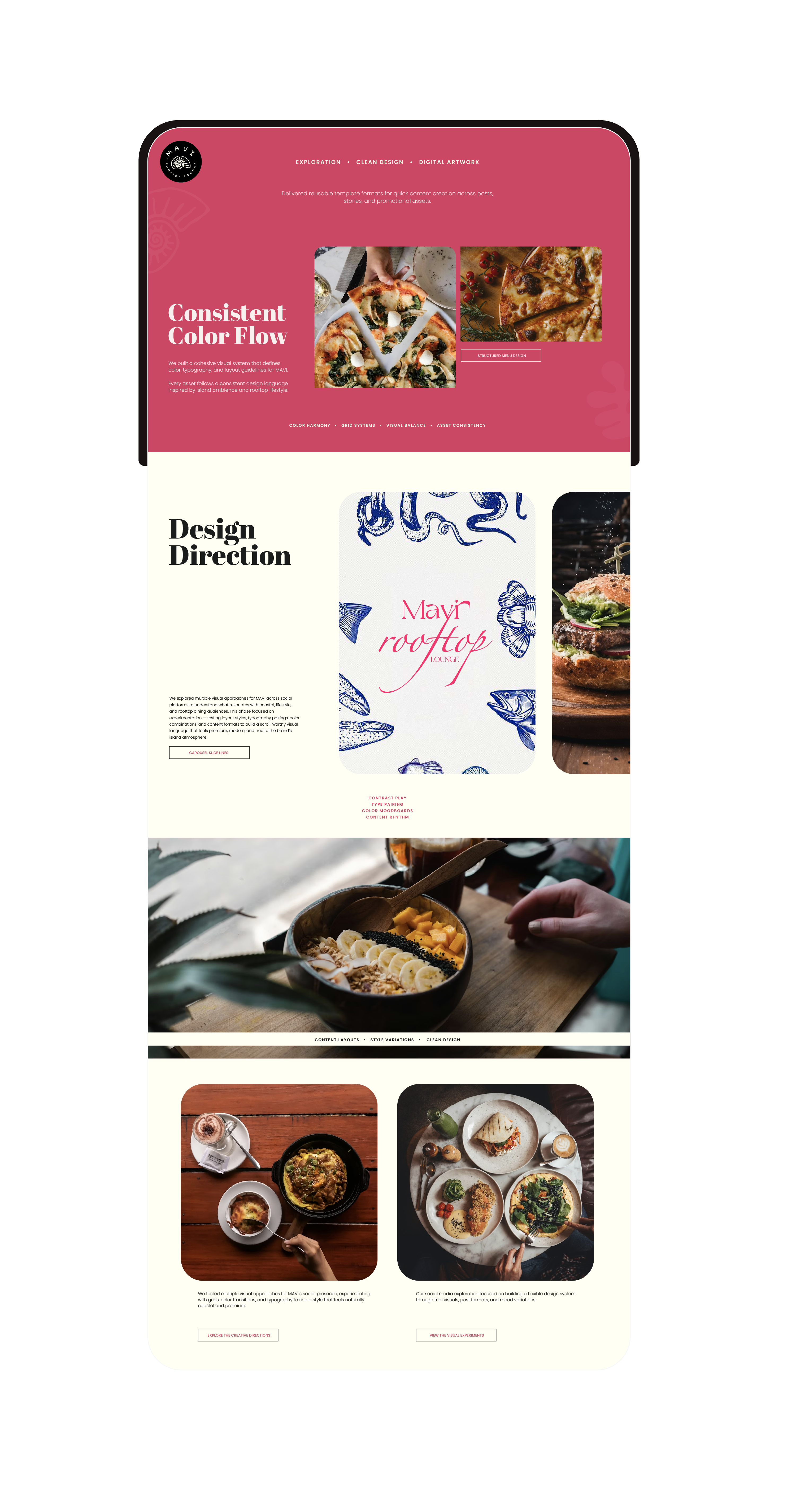 MAVI page design comp